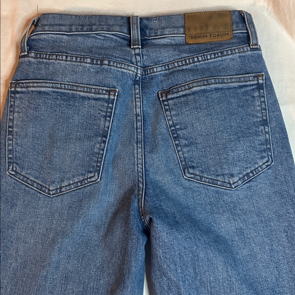 Denim Forum The Arlo Hi-Rise Straight Jean Size 26 - Picture 8 of 14